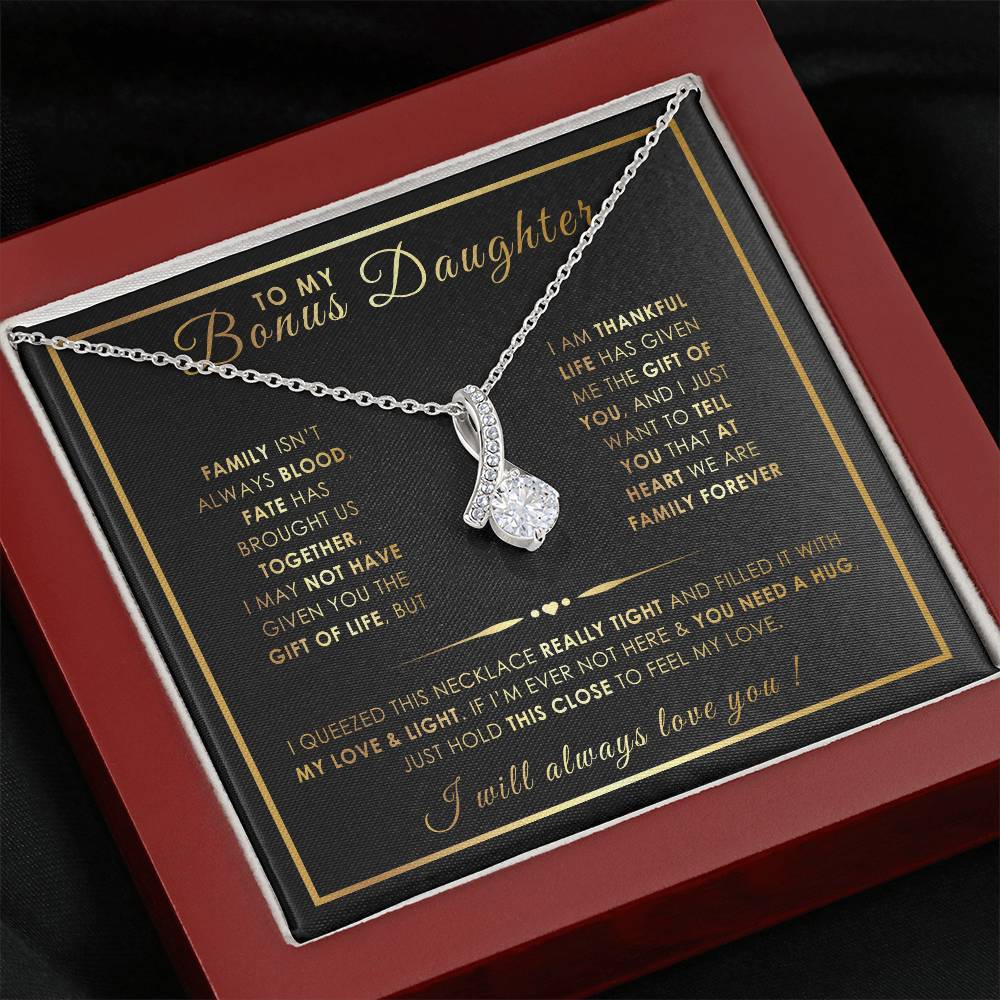 to my bonus daughter necklace alluring design gold