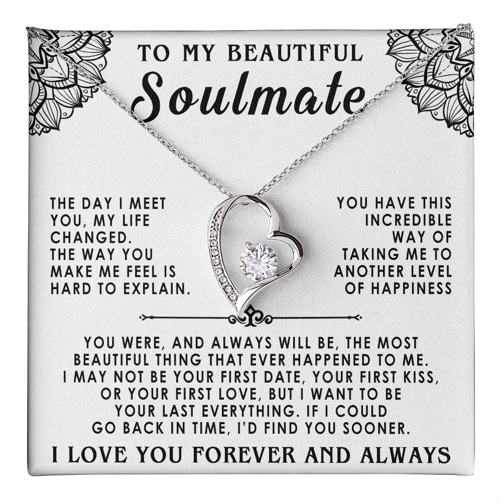 to my soulmate black n white standard