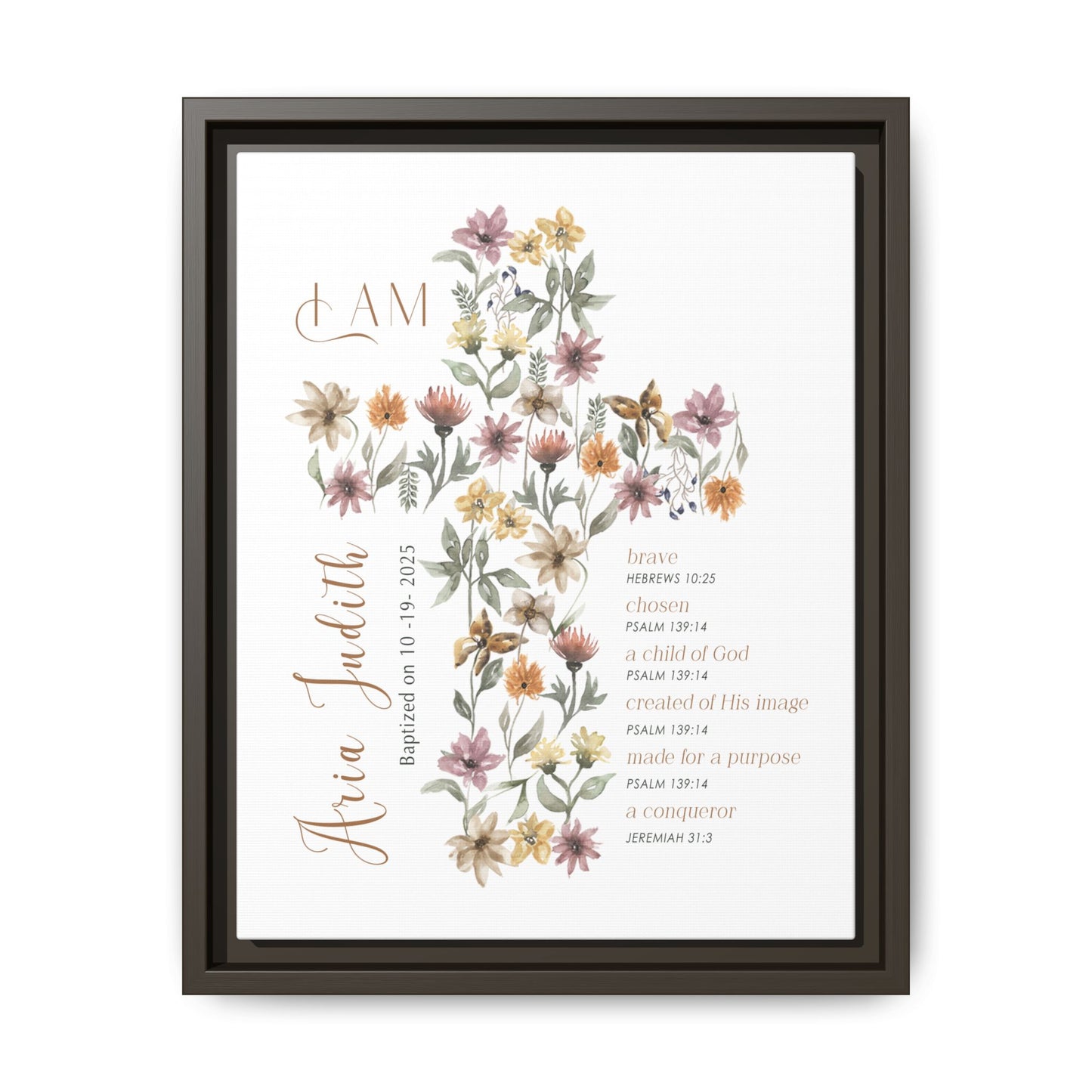 Matte Canvas, Framed (Multi-color)