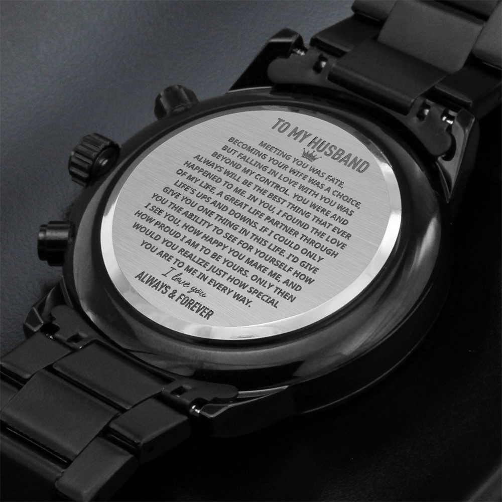 to my husband watch