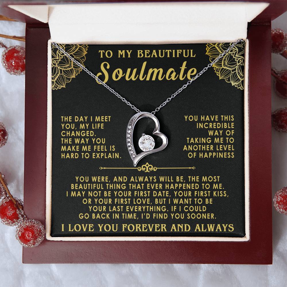 to my beautiful soulmate