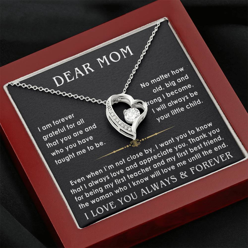 Dear Mom - From Son - Forever Love Gift black