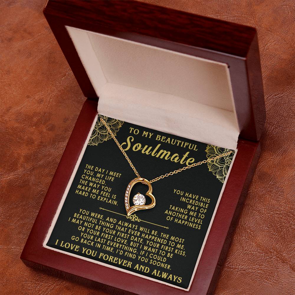 to my beautiful soulmate