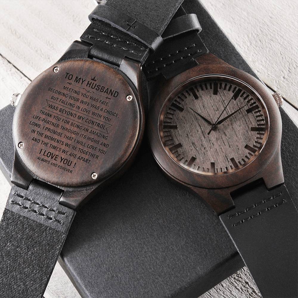 to my husband wood watch chuan 2