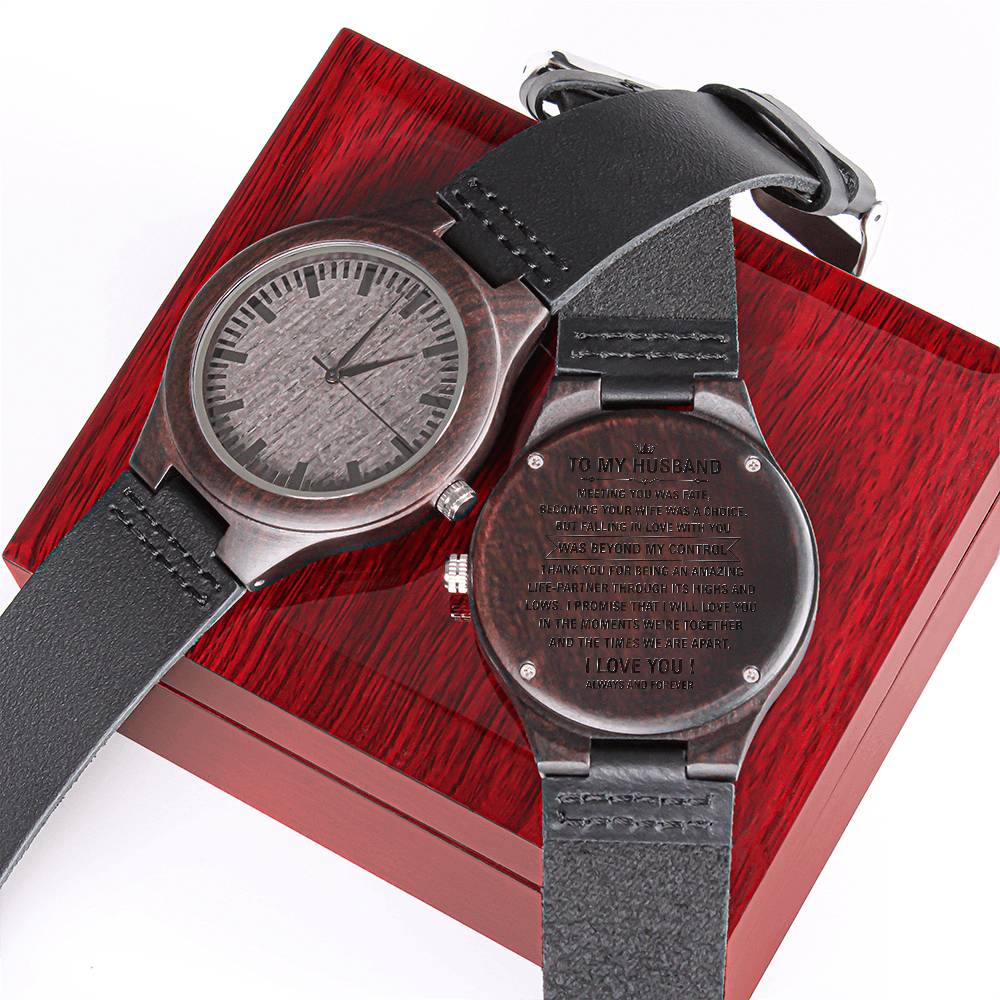 to my husband wood watch chuan 2