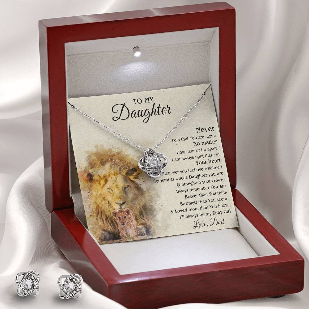 Birthday Gifts For Daughter Necklace, Father Daughter Gifts From Mom