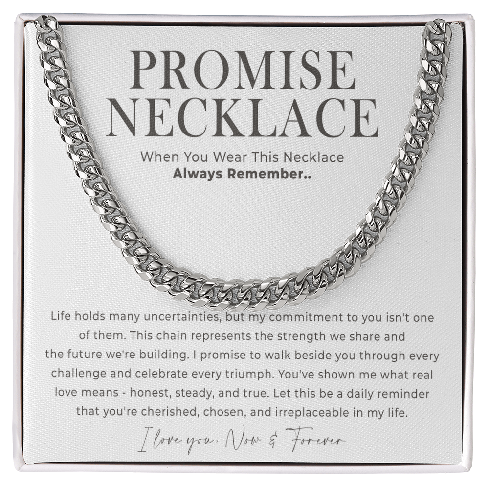 promise necklace