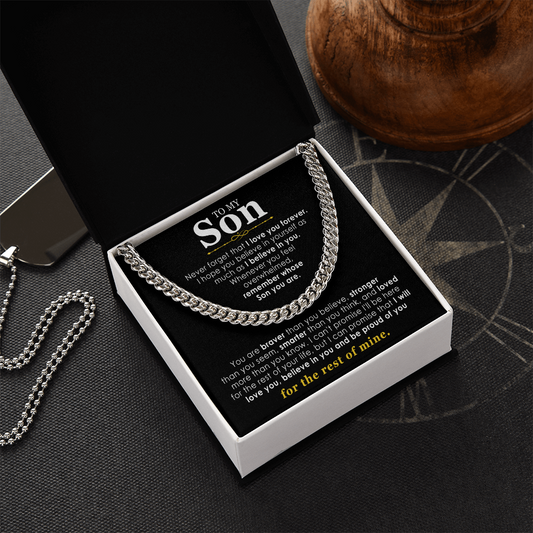 To my son necklace 8