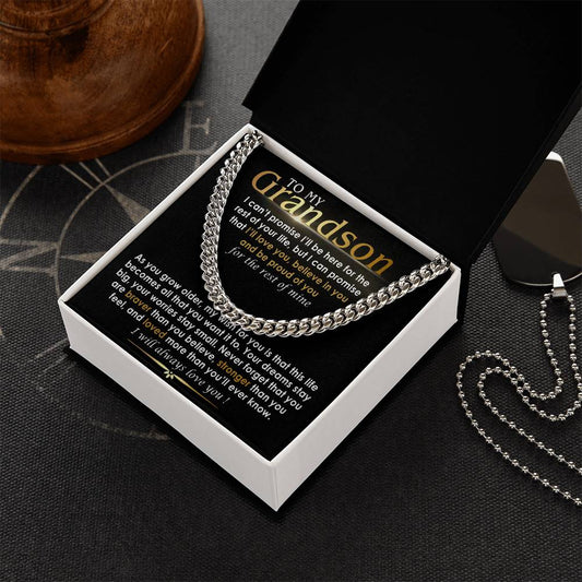 to my grandson necklace