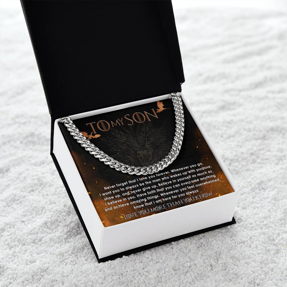 to my son necklace house targenrian