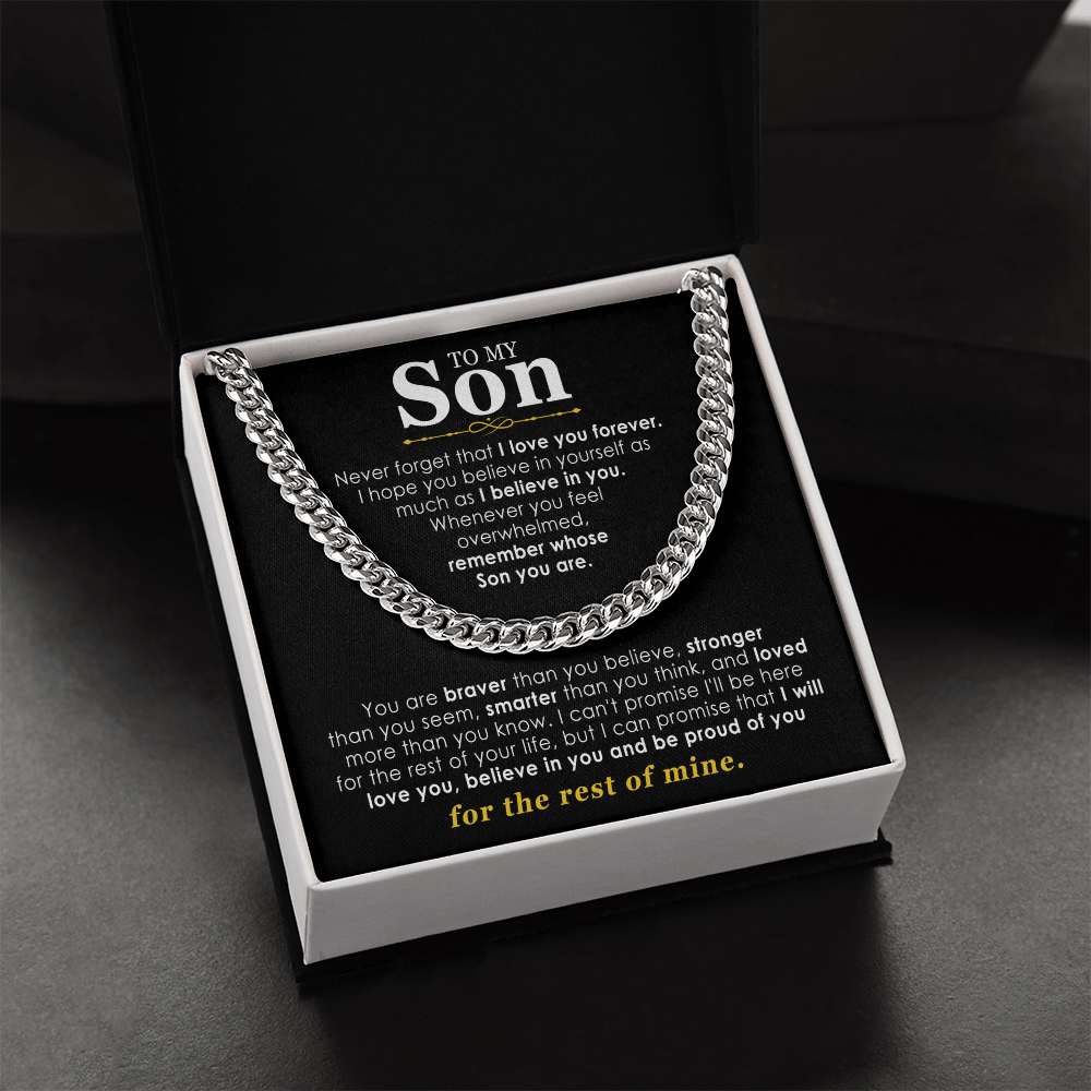 To my son necklace 8