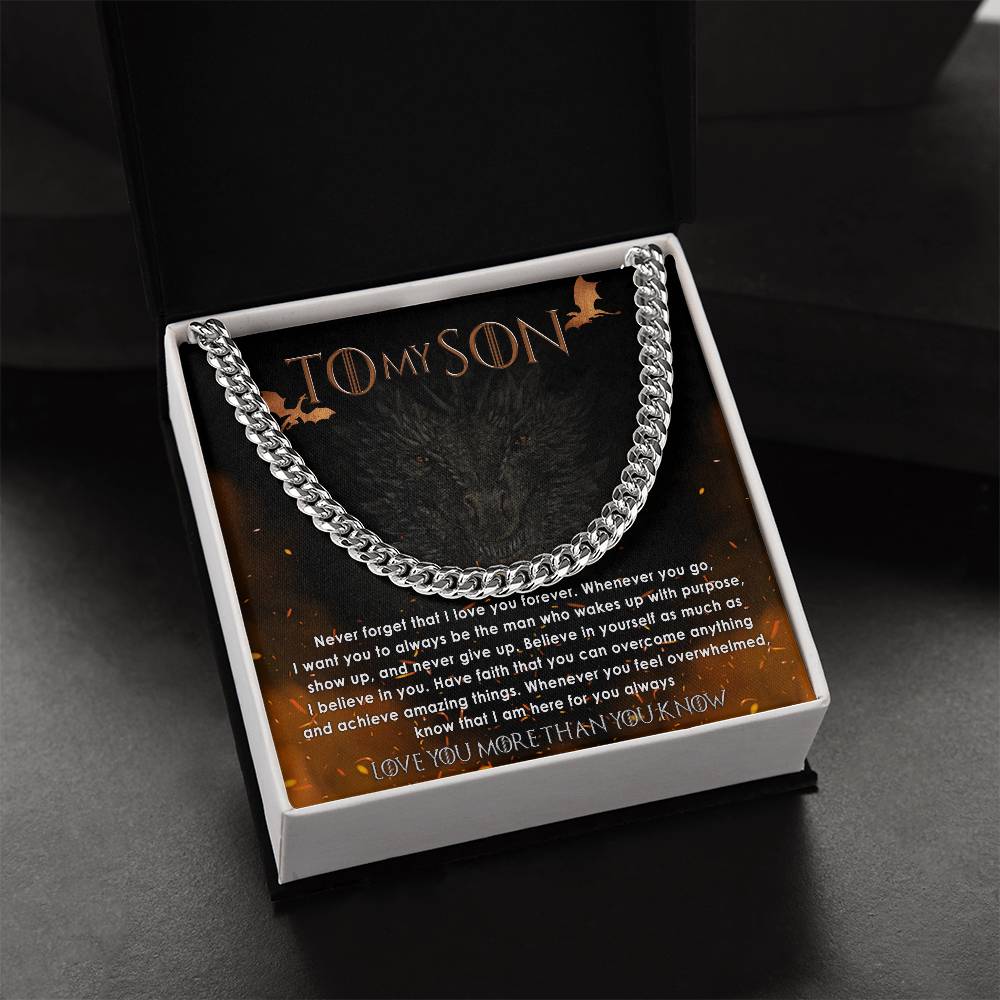 to my son necklace house targenrian