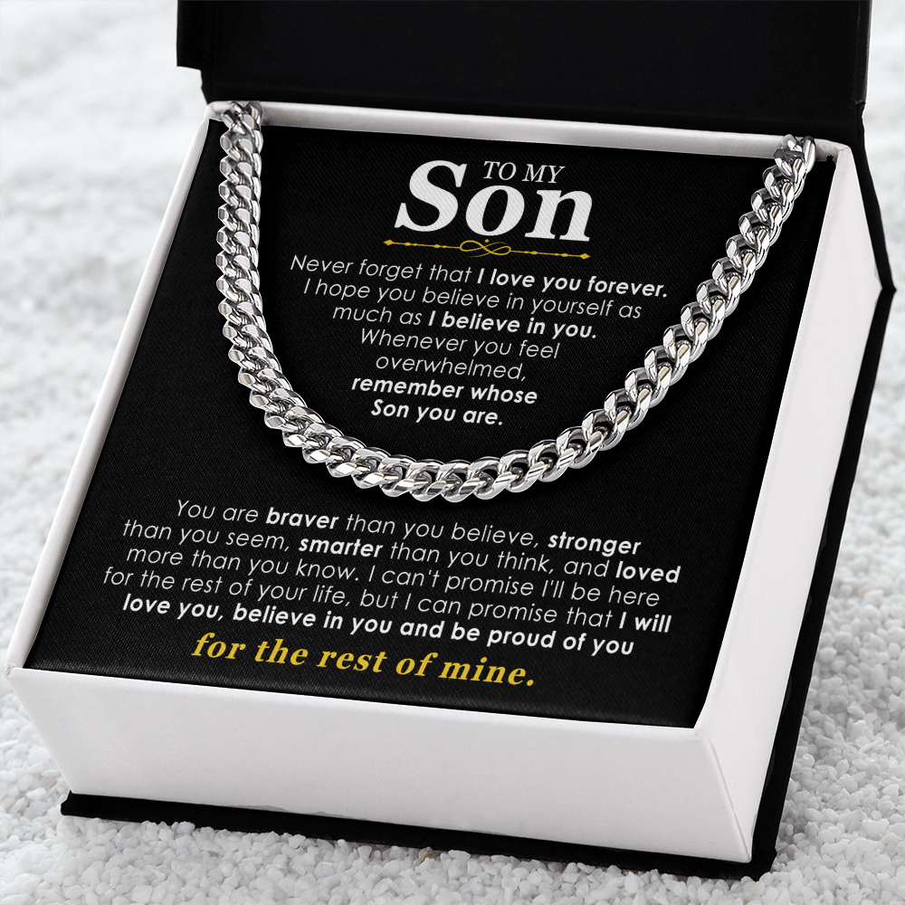 To my son necklace 8