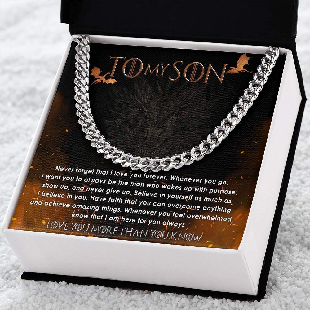 to my son necklace house targenrian
