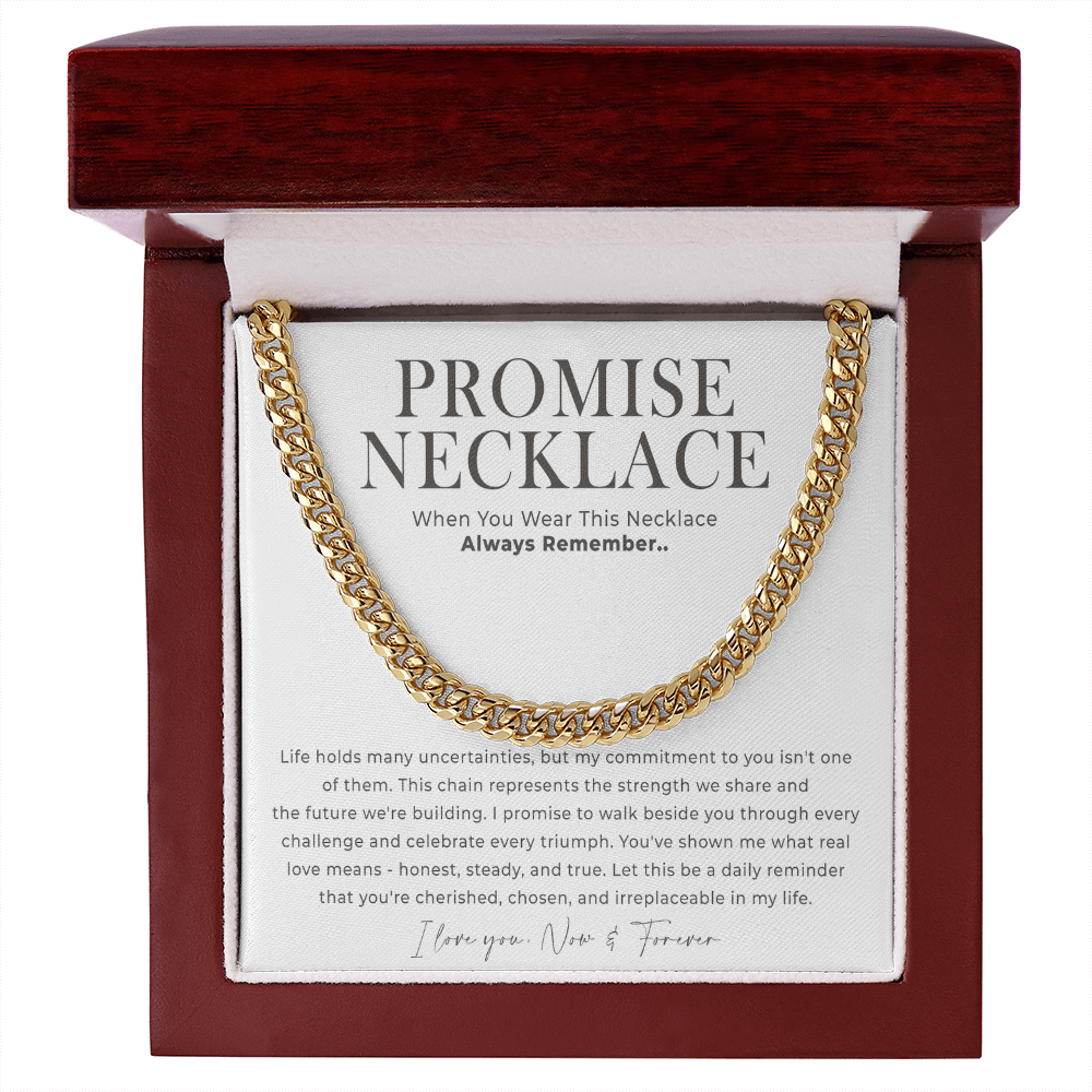 promise necklace
