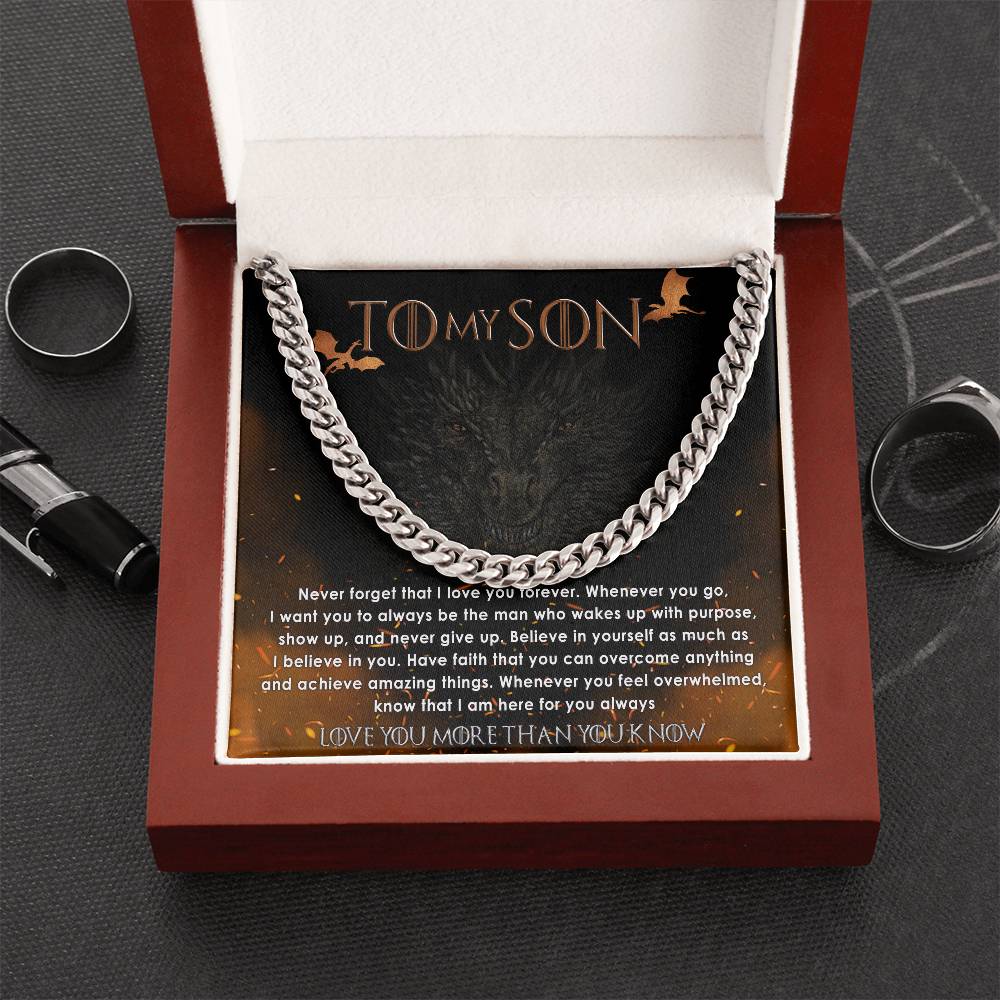 to my son necklace house targenrian