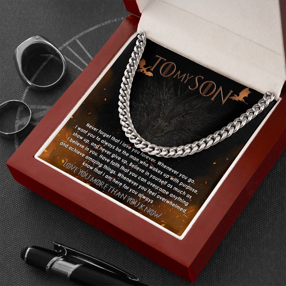 to my son necklace house targenrian