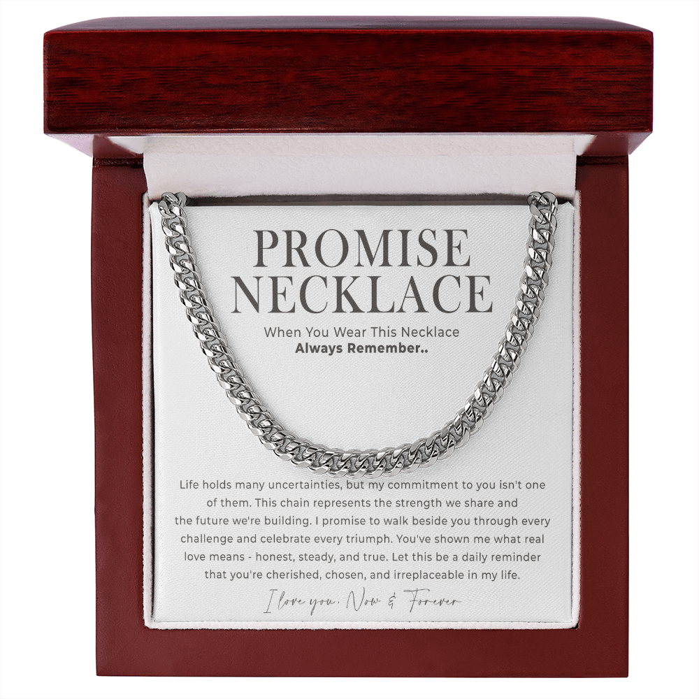 promise necklace