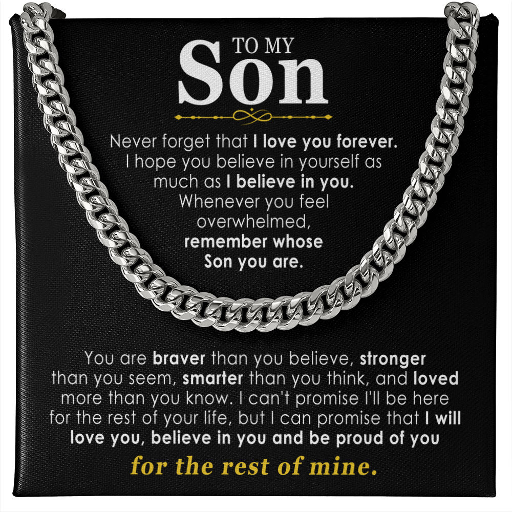 To my son necklace 8