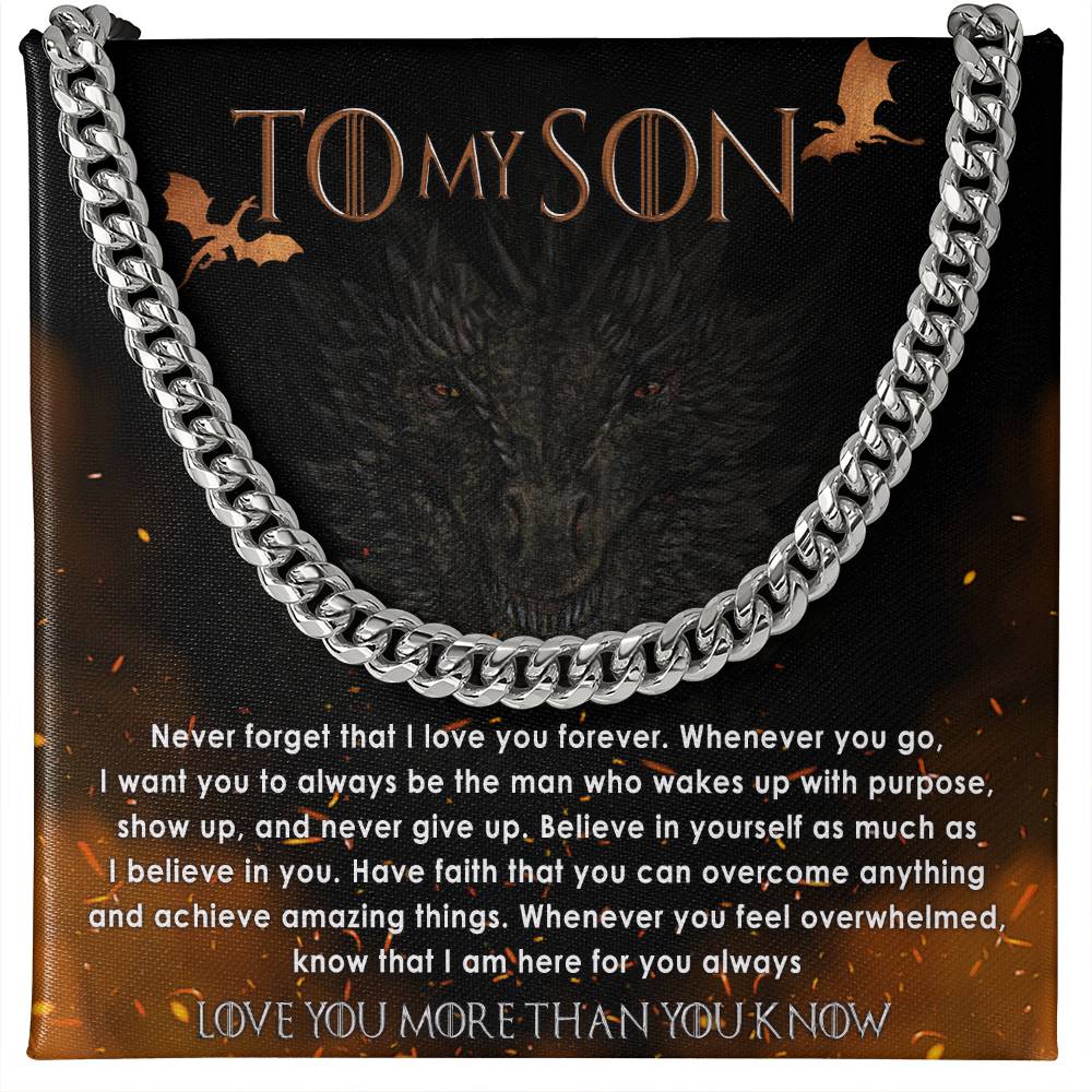 to my son necklace house targenrian