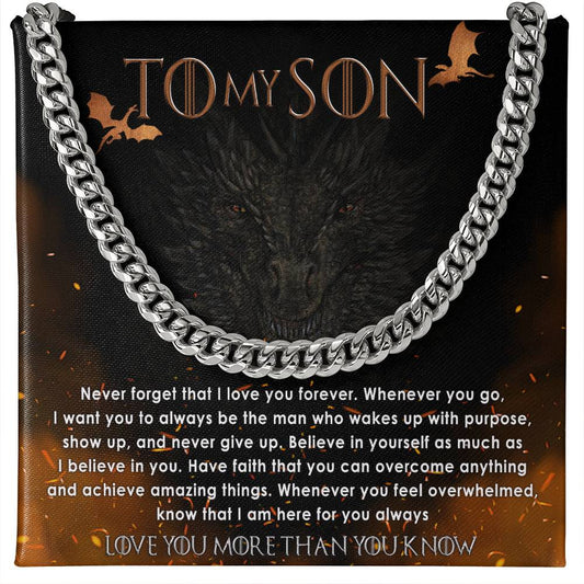 to my son necklace house targenrian