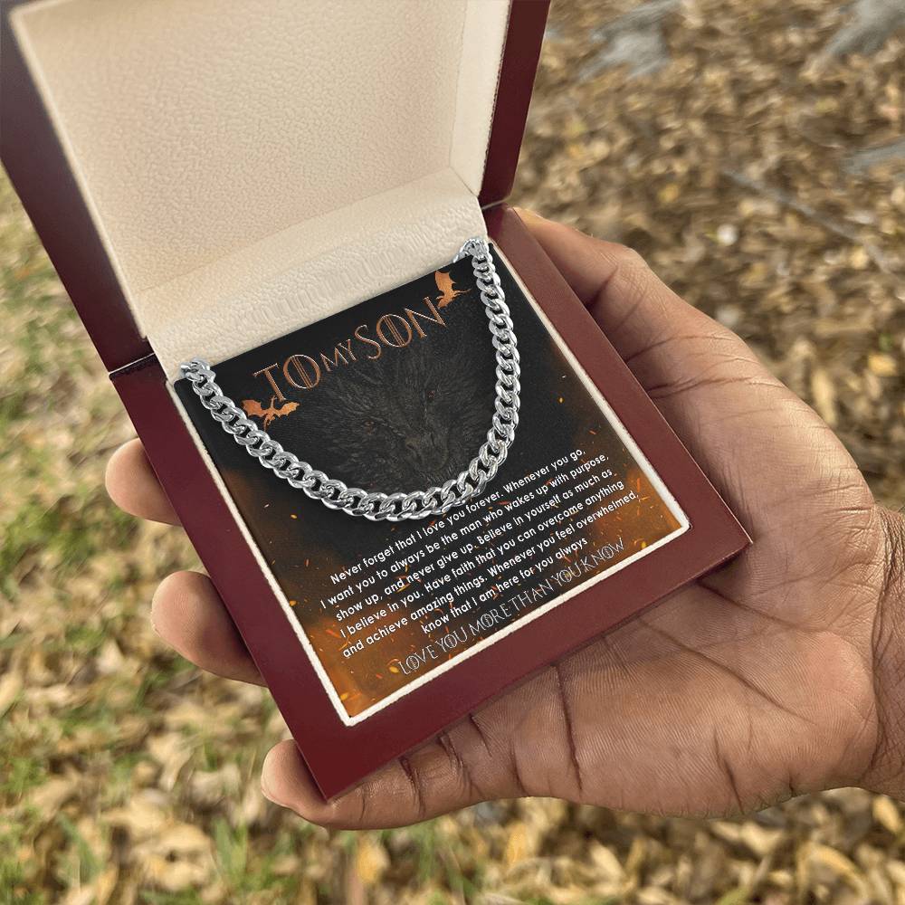 to my son necklace house targenrian
