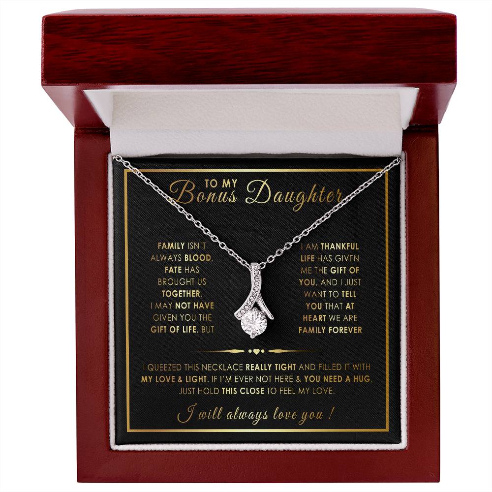 to my bonus daughter necklace alluring design gold