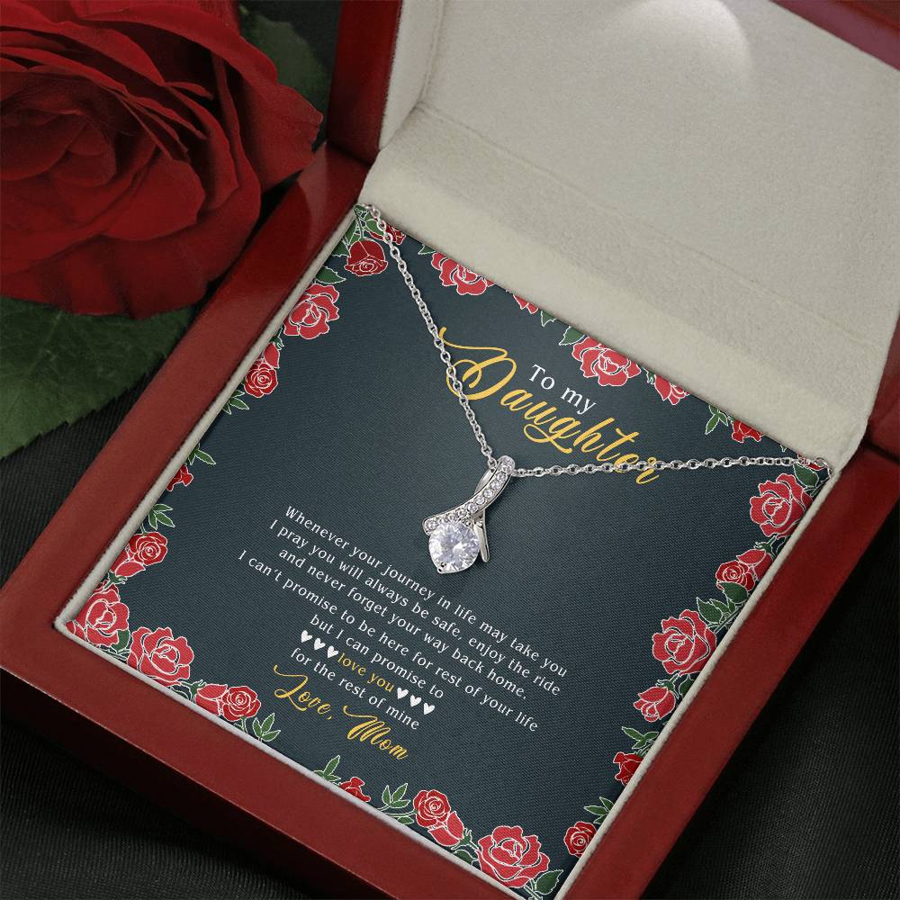 to my daughter necklace alluring luxury box