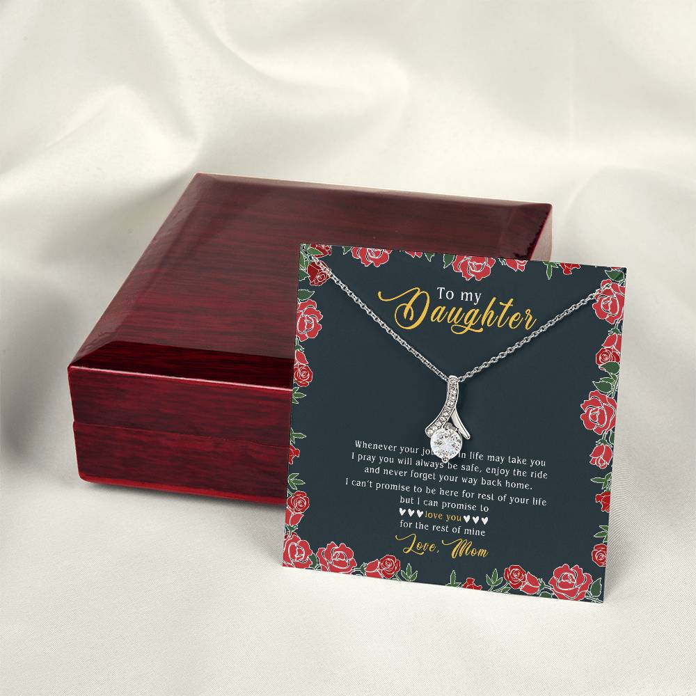 to my daughter necklace alluring luxury box