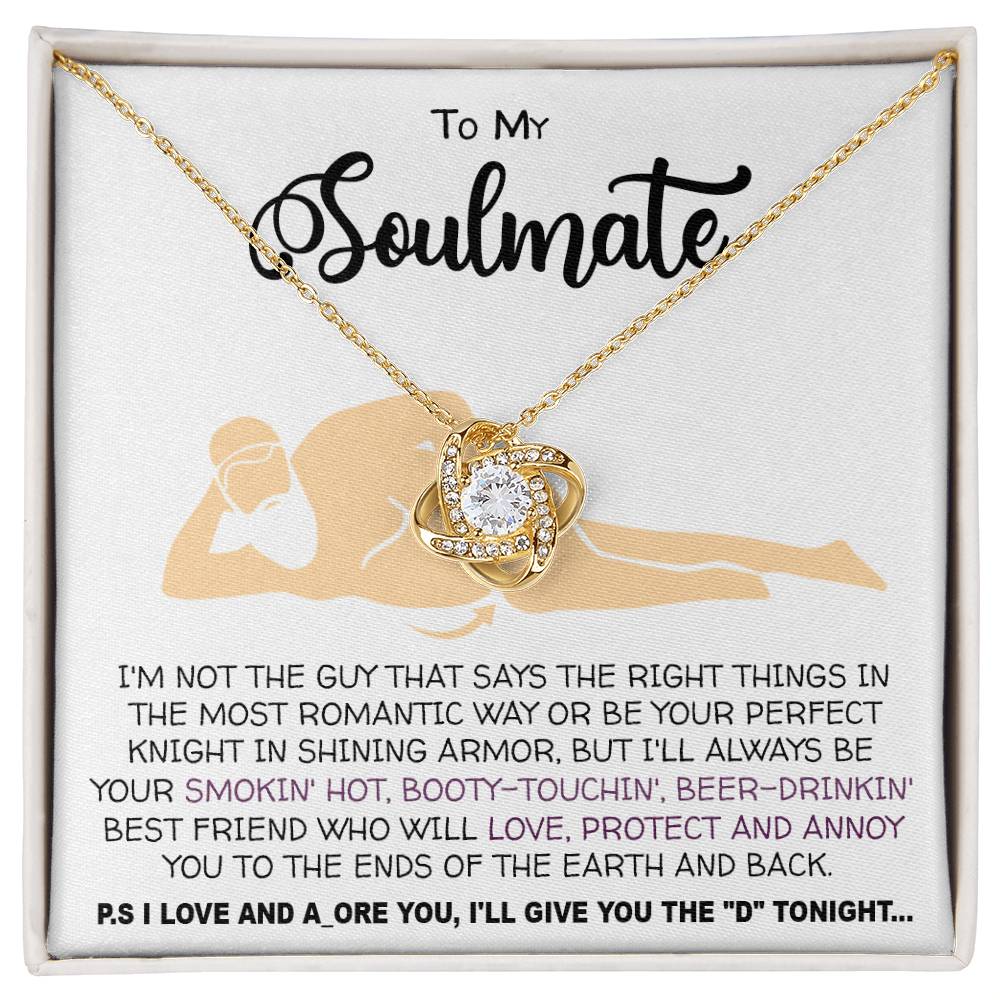 Necklace To my Soulmate necklace for Women Gifts from Boyfriend Funny Gifts For Girlfriend Best Birthday Gift Ideas For Wife