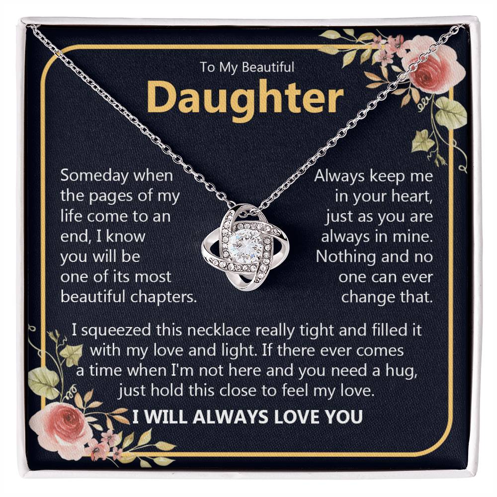 to my beautiful daughter