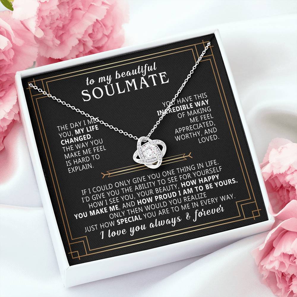 to my soulmate necklace from husband