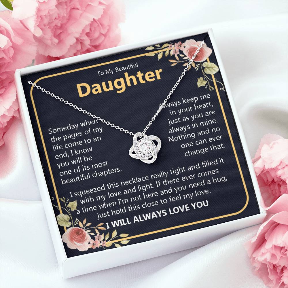 to my beautiful daughter