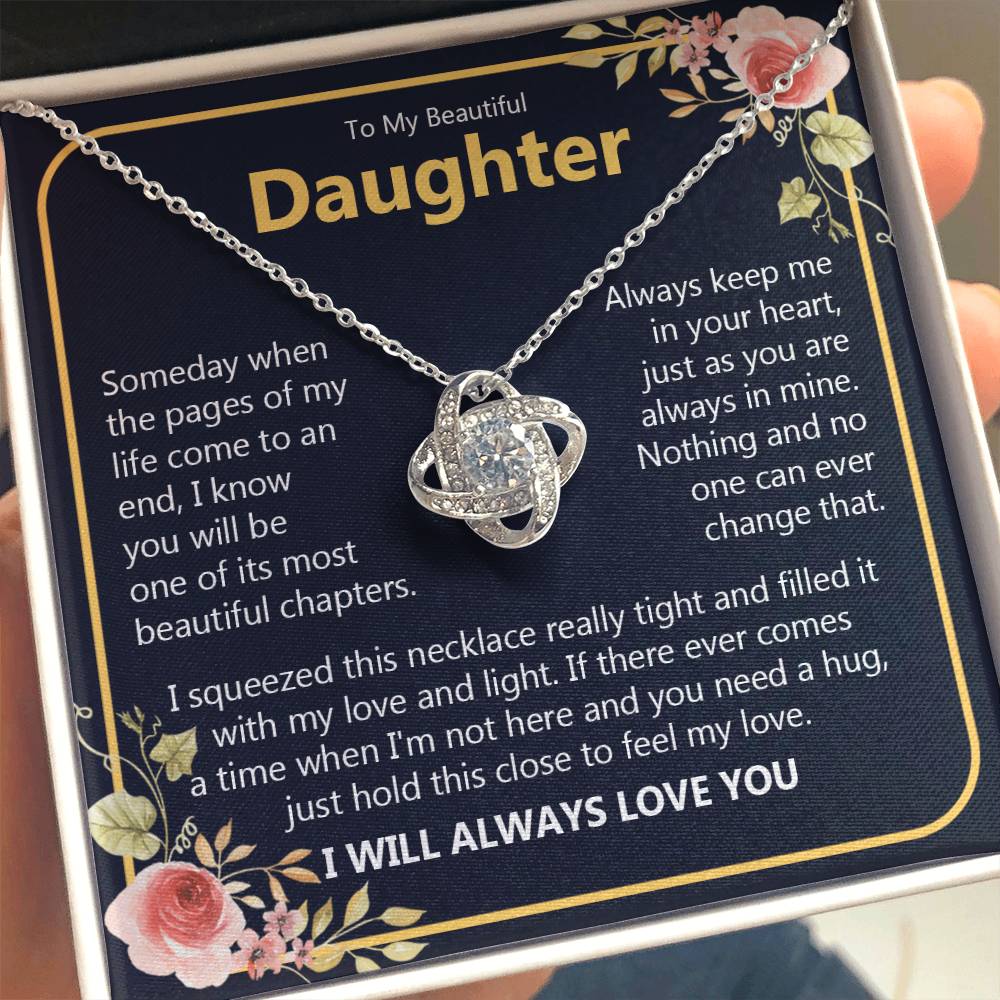 to my beautiful daughter