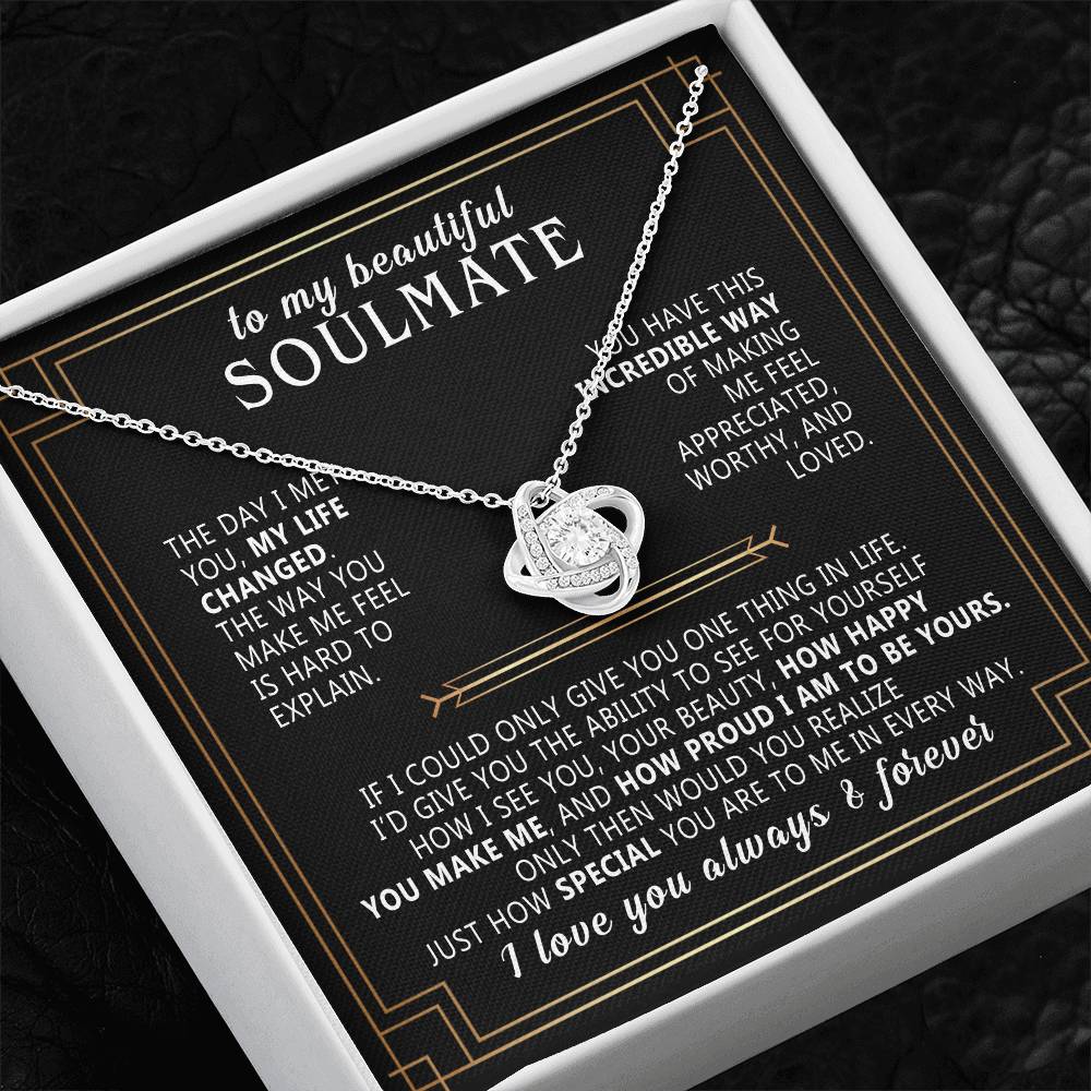to my soulmate necklace from husband