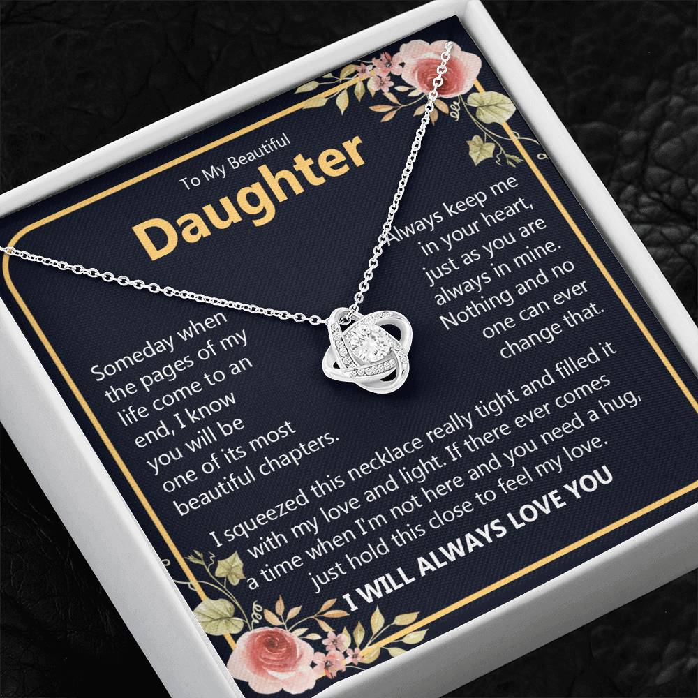 to my beautiful daughter