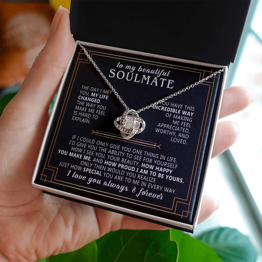 to my soulmate necklace from husband