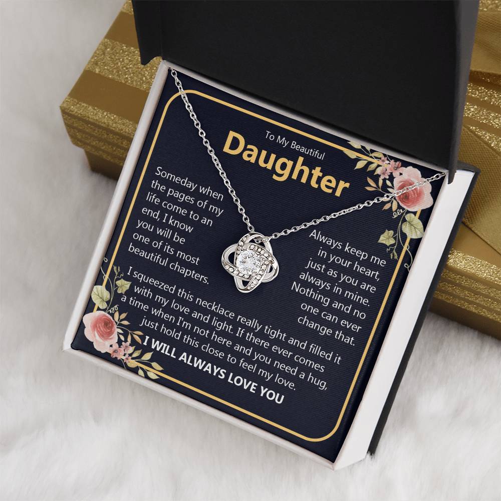 to my beautiful daughter