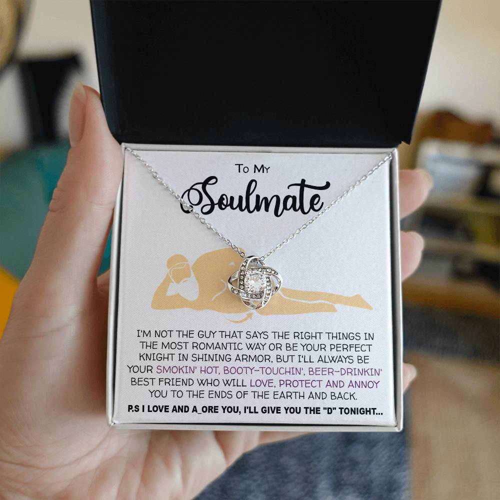Necklace To my Soulmate necklace for Women Gifts from Boyfriend Funny Gifts For Girlfriend Best Birthday Gift Ideas For Wife