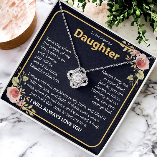 to my beautiful daughter