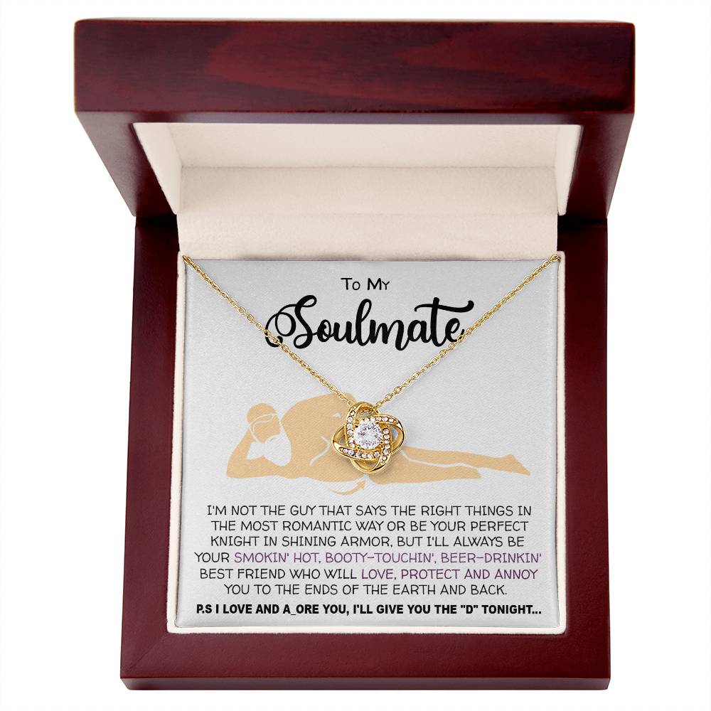Necklace To my Soulmate necklace for Women Gifts from Boyfriend Funny Gifts For Girlfriend Best Birthday Gift Ideas For Wife