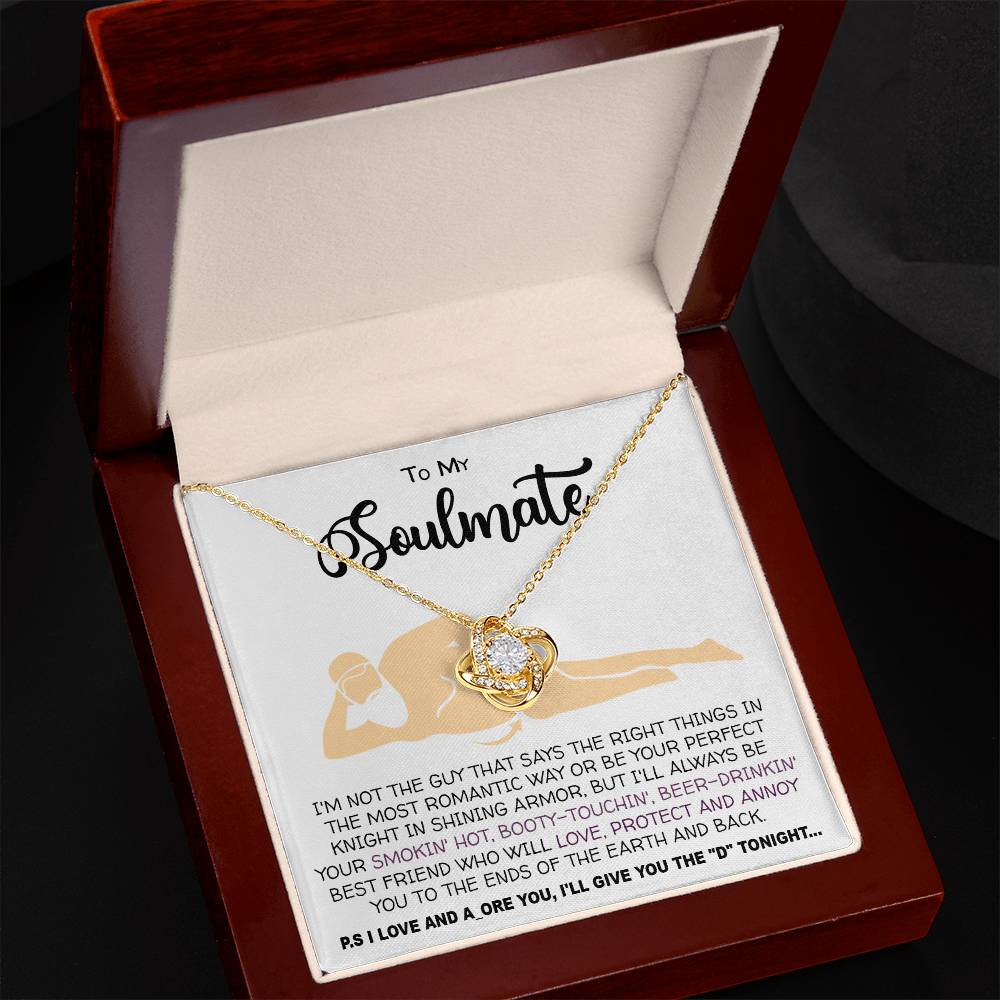 Necklace To my Soulmate necklace for Women Gifts from Boyfriend Funny Gifts For Girlfriend Best Birthday Gift Ideas For Wife