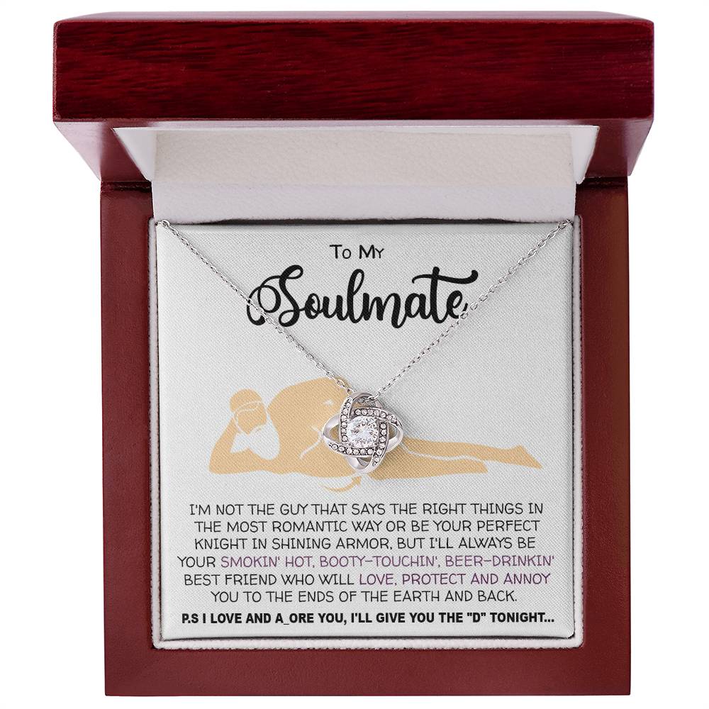 Necklace To my Soulmate necklace for Women Gifts from Boyfriend Funny Gifts For Girlfriend Best Birthday Gift Ideas For Wife
