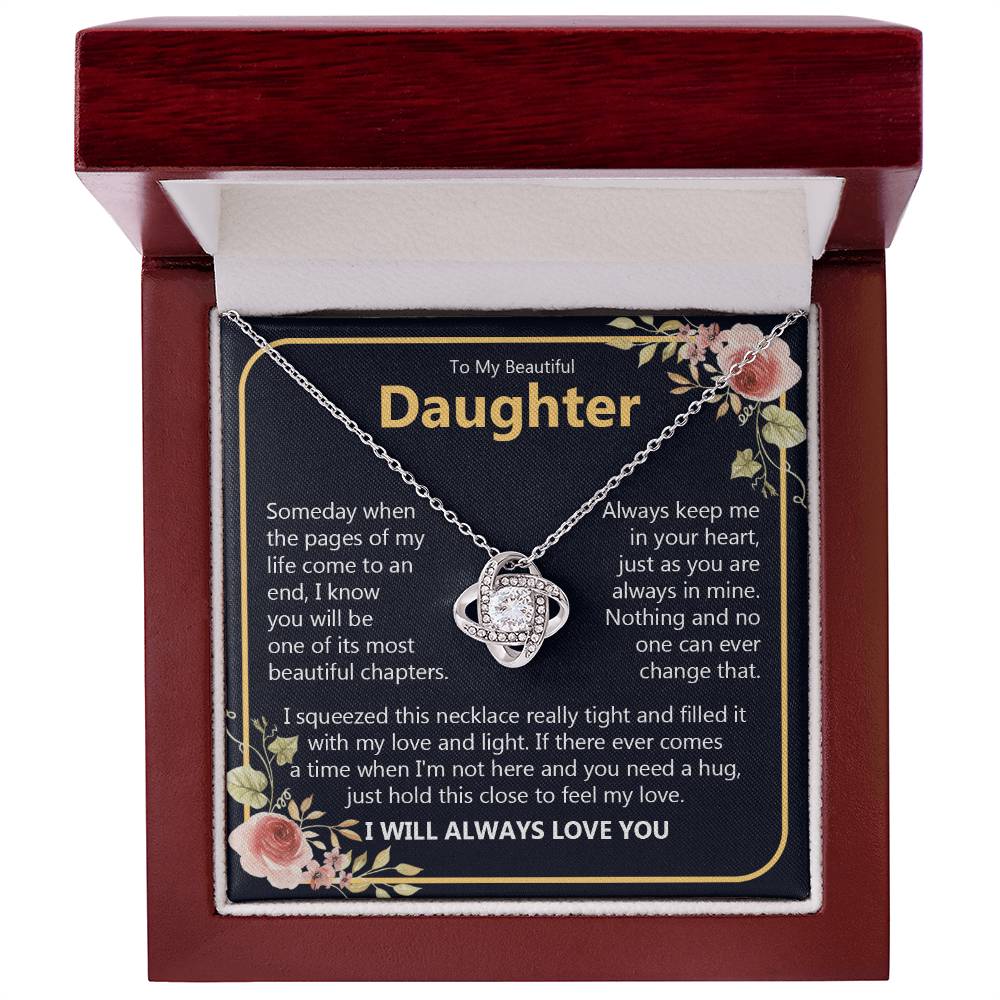 to my beautiful daughter