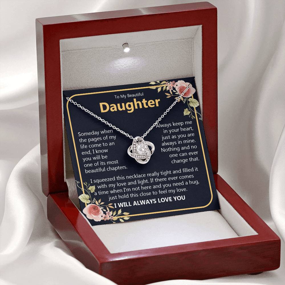 to my beautiful daughter