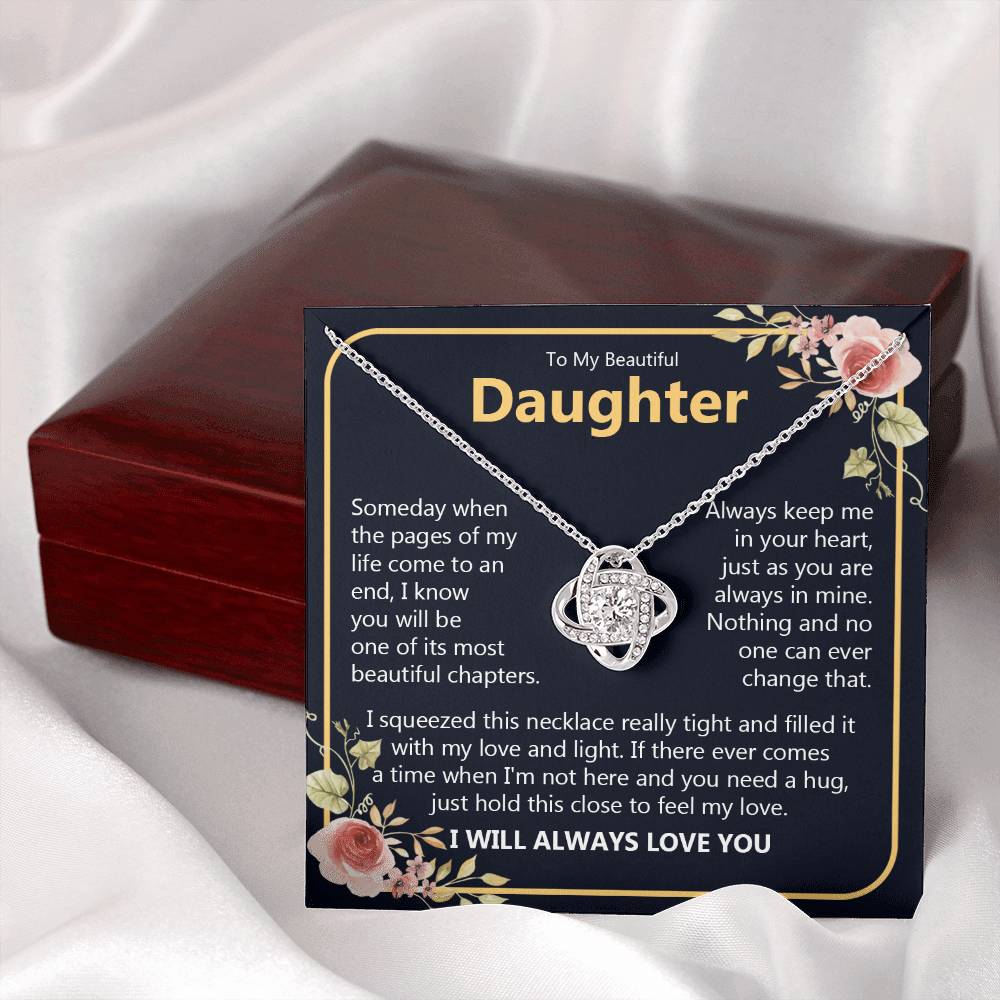 to my beautiful daughter