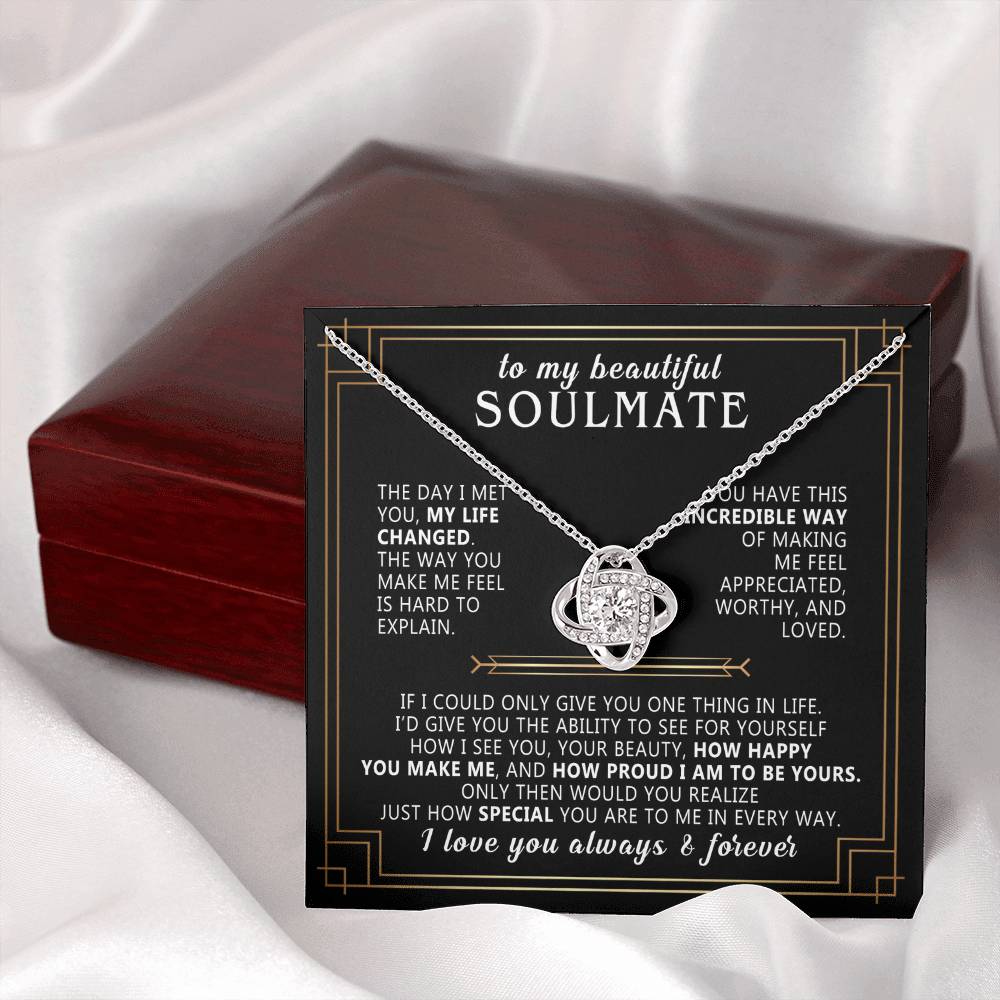 to my soulmate love knot