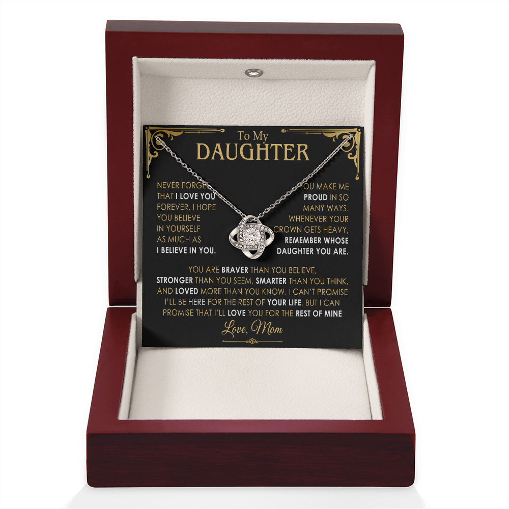 daughter luxury love knot