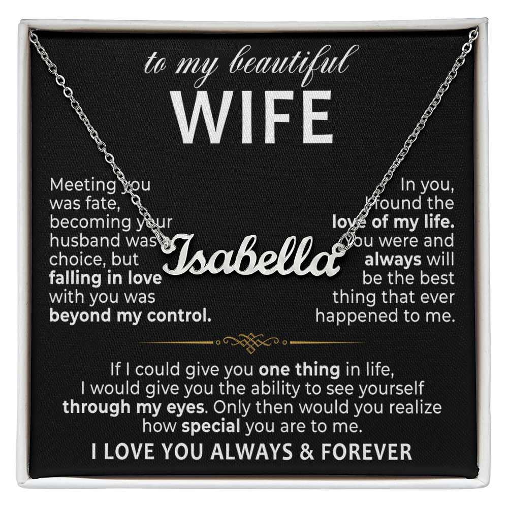 name necklace
