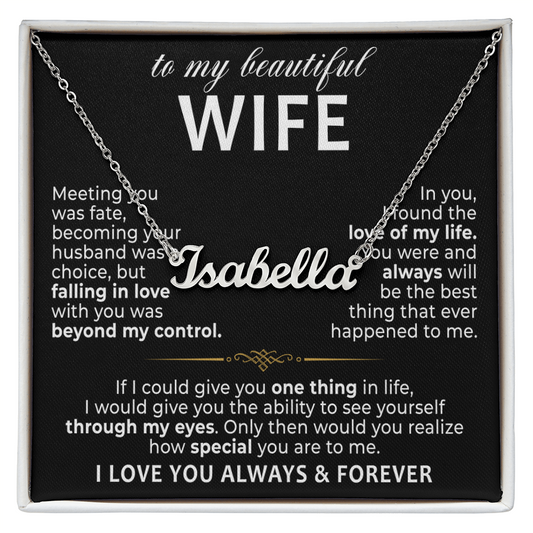 name necklace